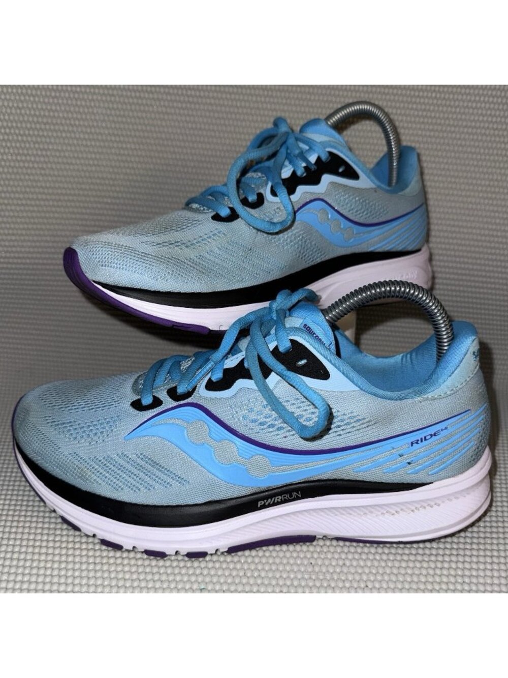 Saucony Ride 14 Powder Concord Blue Athletic Running Shoes Women’s Size 8.5
